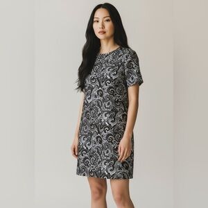 Final Price! Michael Kors Elegant multi color Paisley Dress L